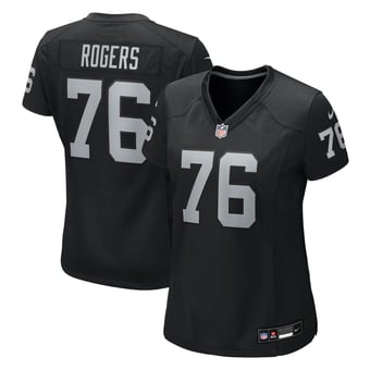 Women's Nike Caleb Rogers  Black Las Vegas Raiders Team Game Jersey
