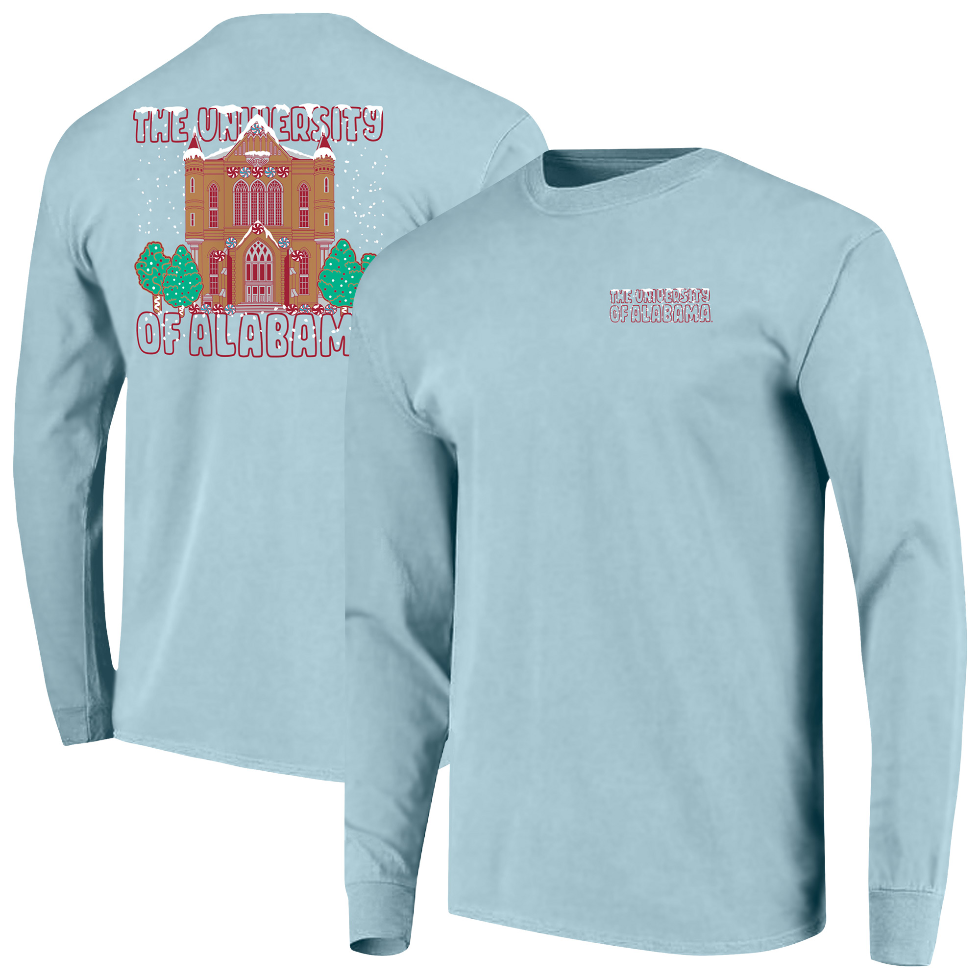 Men’s Image One Light Blue Alabama Crimson Tide Frosted Dreams Comfort Colors Long Sleeve T-Shirt Men’s Image One Light Blue Alabama Crimson Tide Frosted Dreams Comfort Colors Long Sleeve T-Shirt