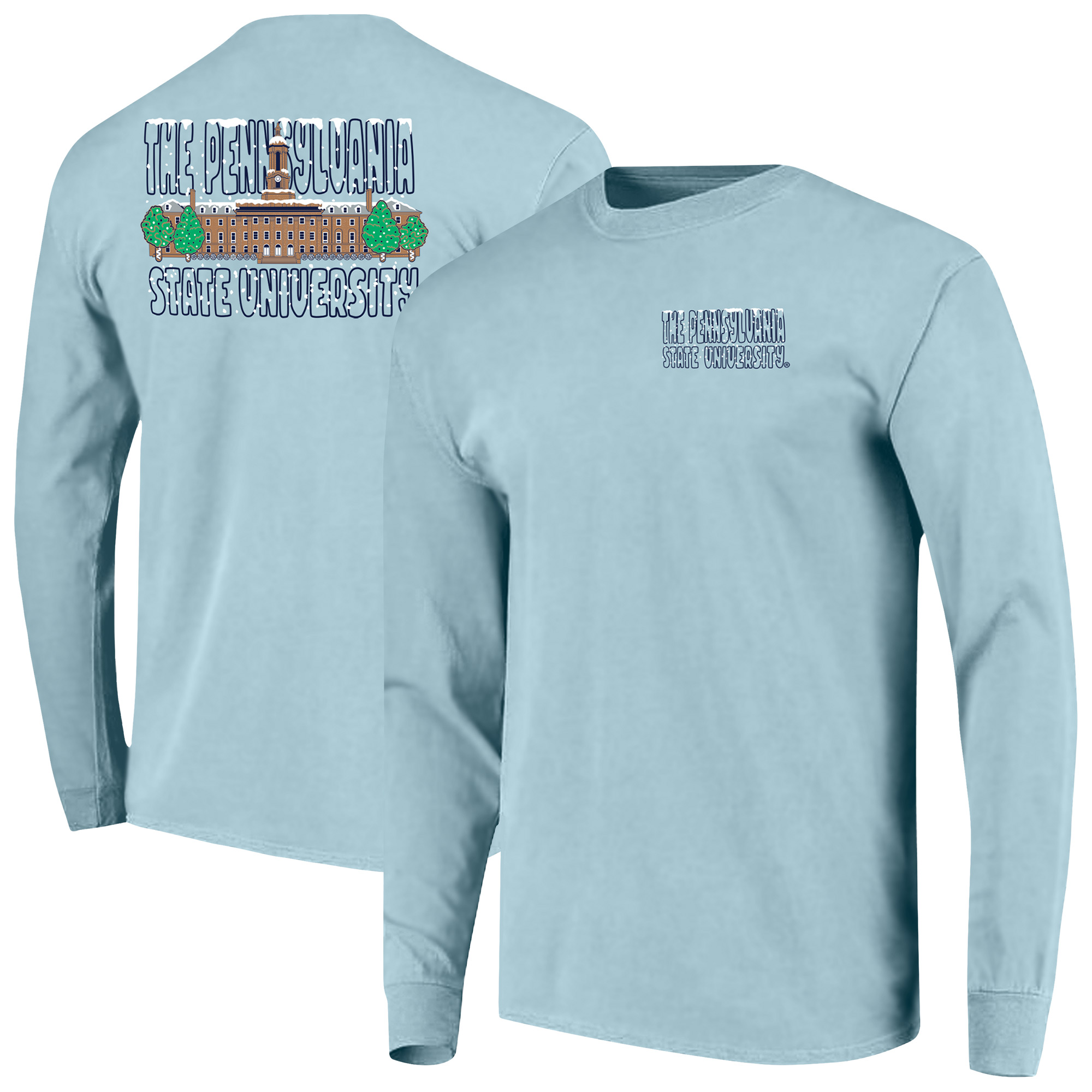 Men’s Image One Light Blue Penn State Nittany Lions Frosted Dreams Comfort Colors Long Sleeve T-Shirt Men’s Image One Light Blue Penn State Nittany Lions Frosted Dreams Comfort Colors Long Sleeve T-Shirt