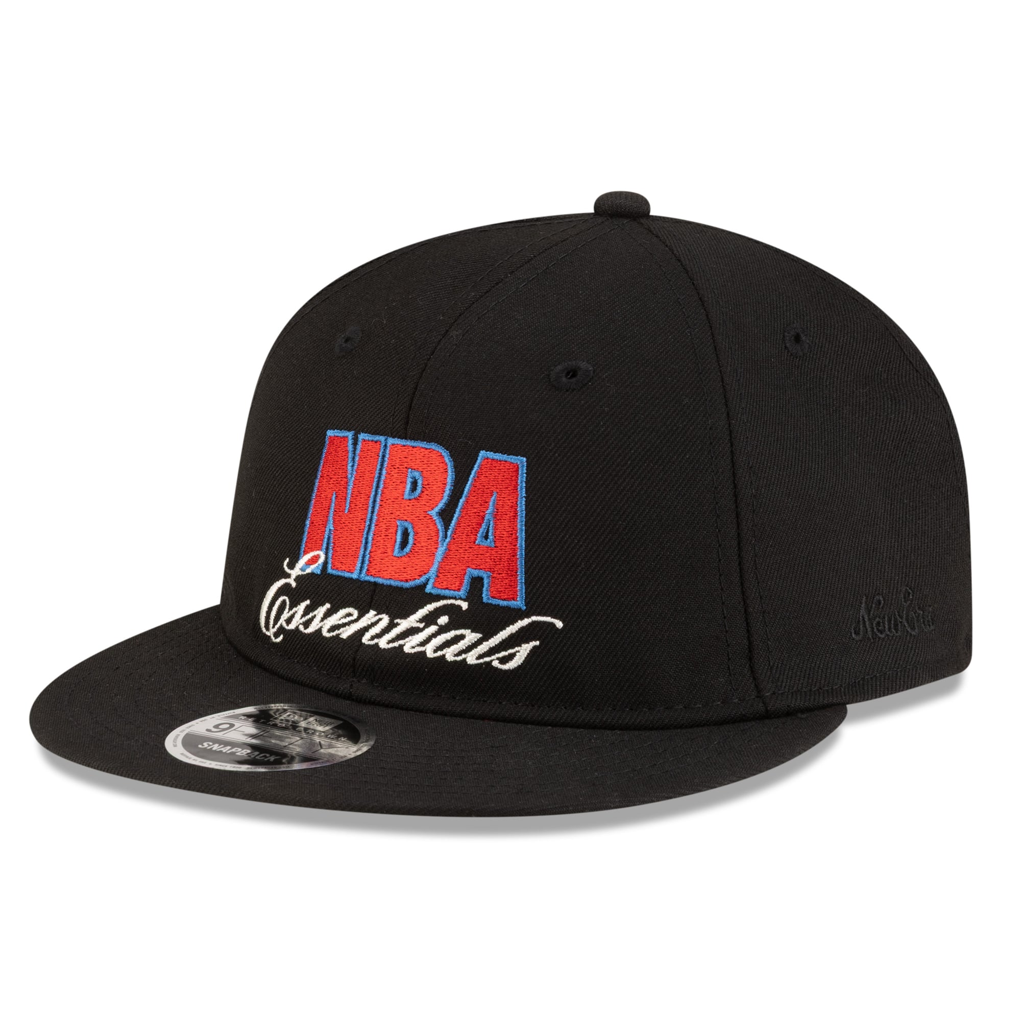 Men's New Era x Fear of God Black NBA Retro Crown 9FIFTY Snapback Hat
