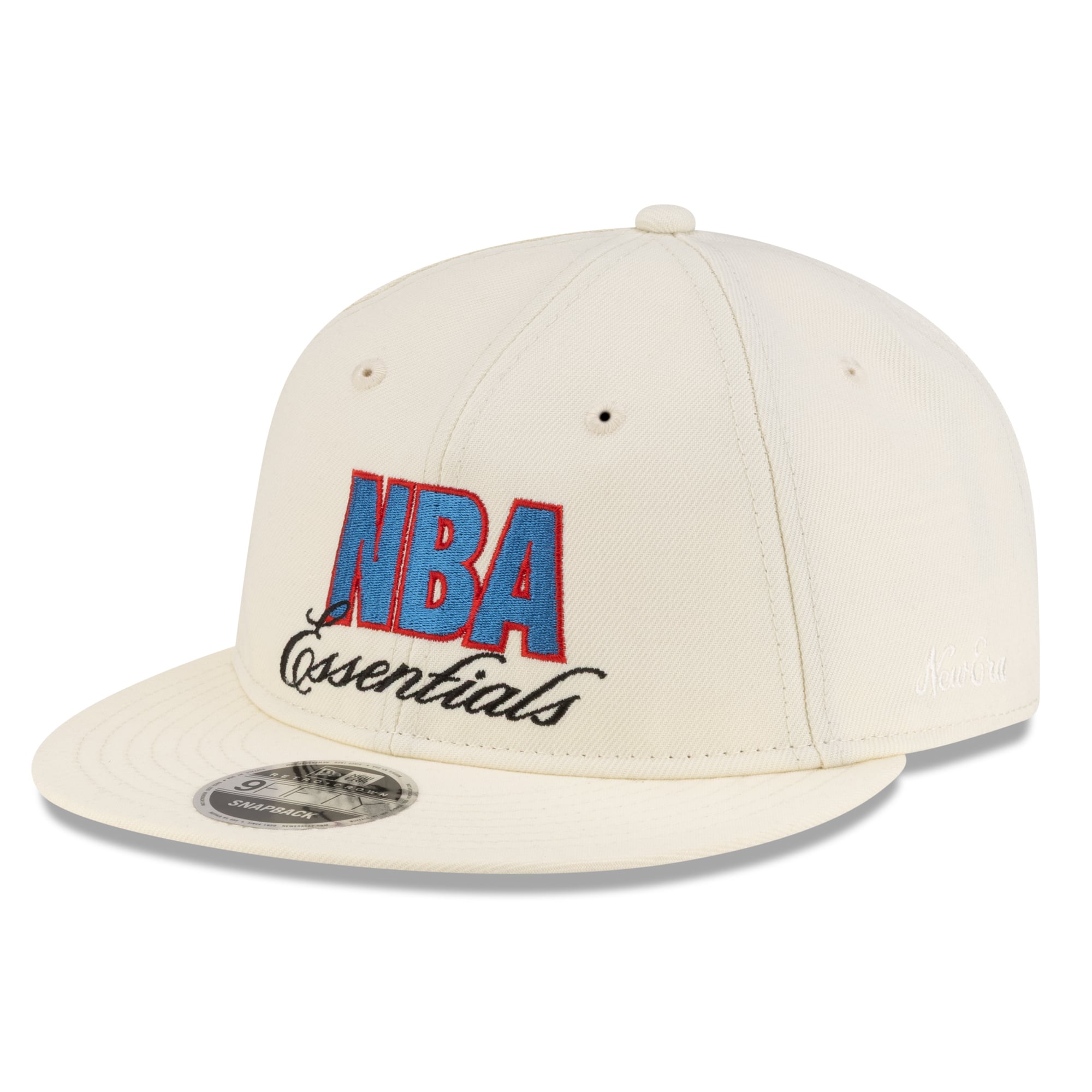 Men's New Era x Fear of God White NBA Retro Crown 9FIFTY Snapback Hat