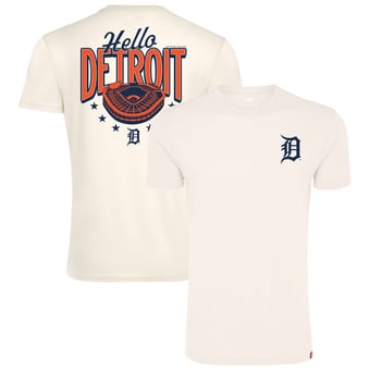 Unisex Sportiqe  Cream Detroit Tigers Hello Detroit Duke Oversized T-Shirt