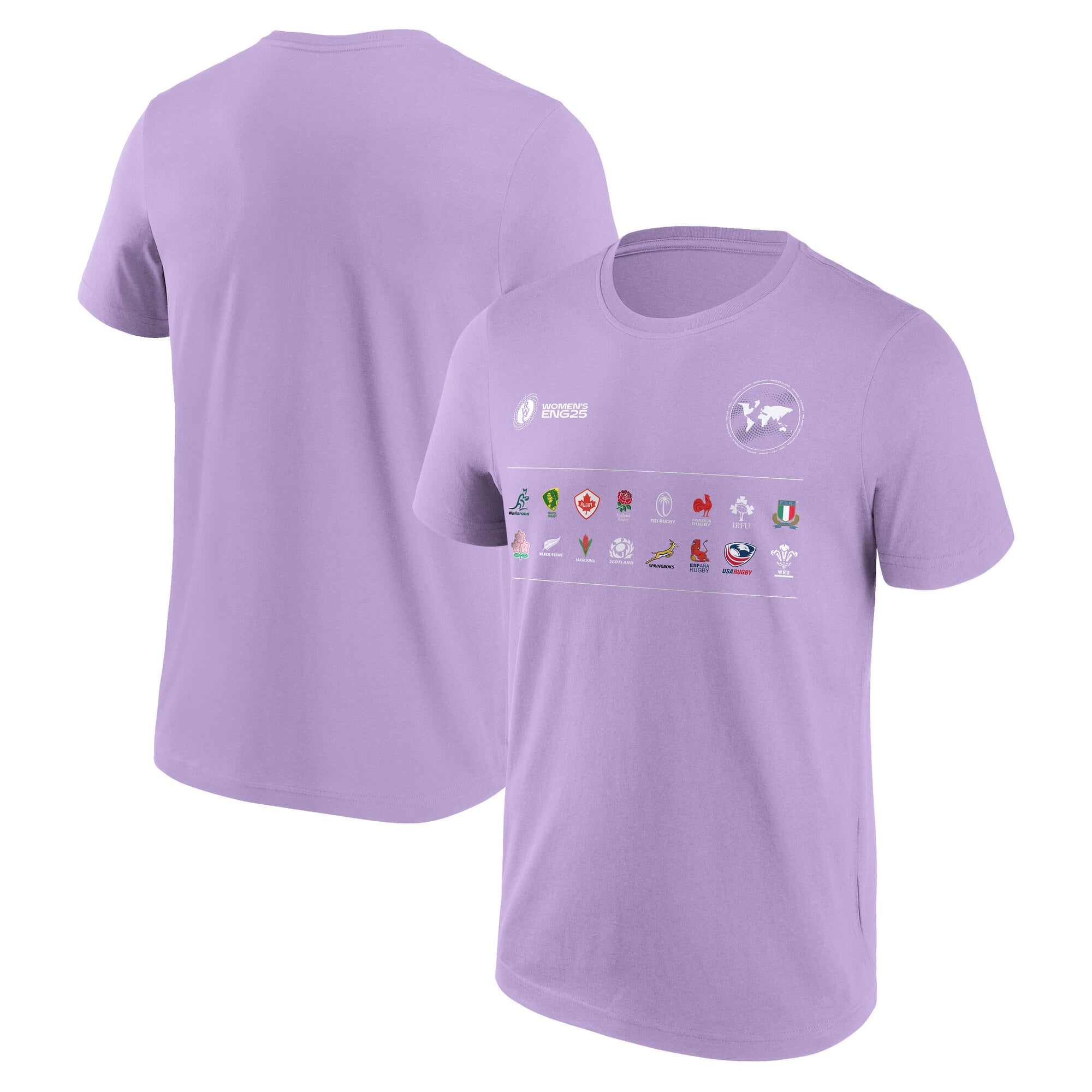T-shirt All Nations da donna - Viola