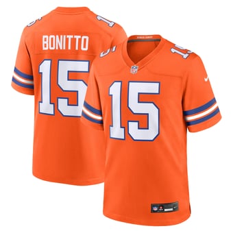 Men's Nike Nik Bonitto  Orange Denver Broncos Alternate 2 Mile High Collection 1977 Throwback Game Jersey