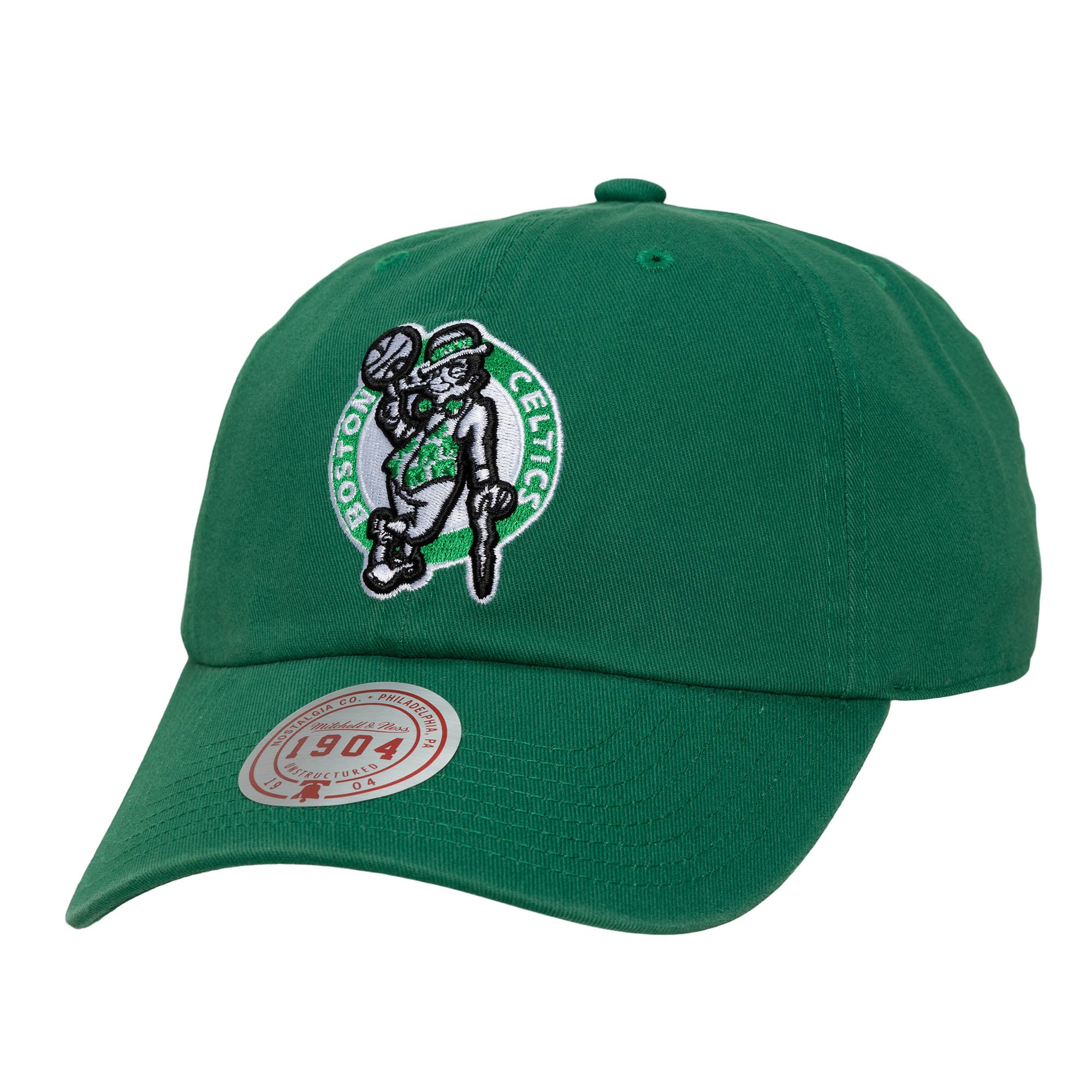 Men's Mitchell & Ness  Kelly Green Boston Celtics Hardwood Classics 1904 Adjustable Hat