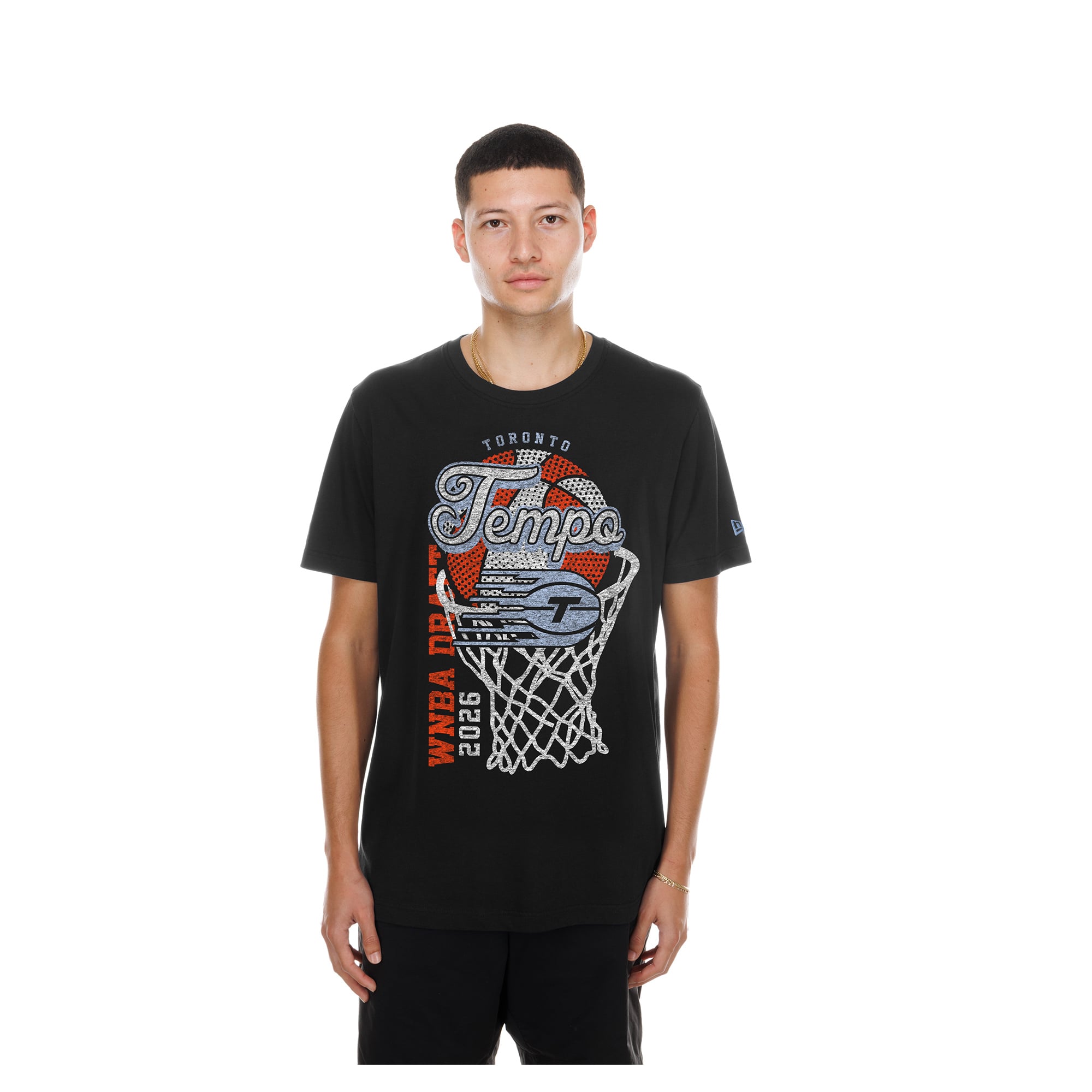 Men's New Era Black Toronto Tempo Draft Short Sleeve T-Shirt