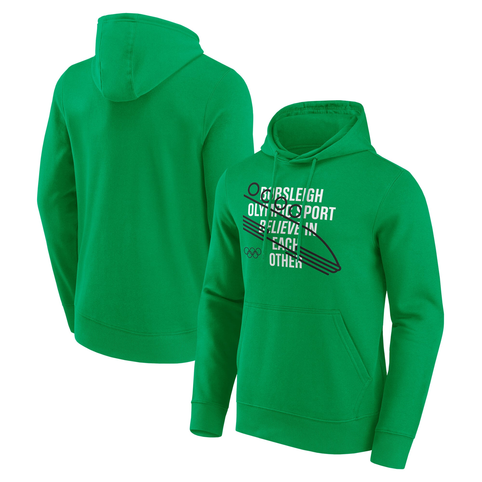 Felpa con grafica The Olympic Collection Bobsleigh - Verde - Unisex