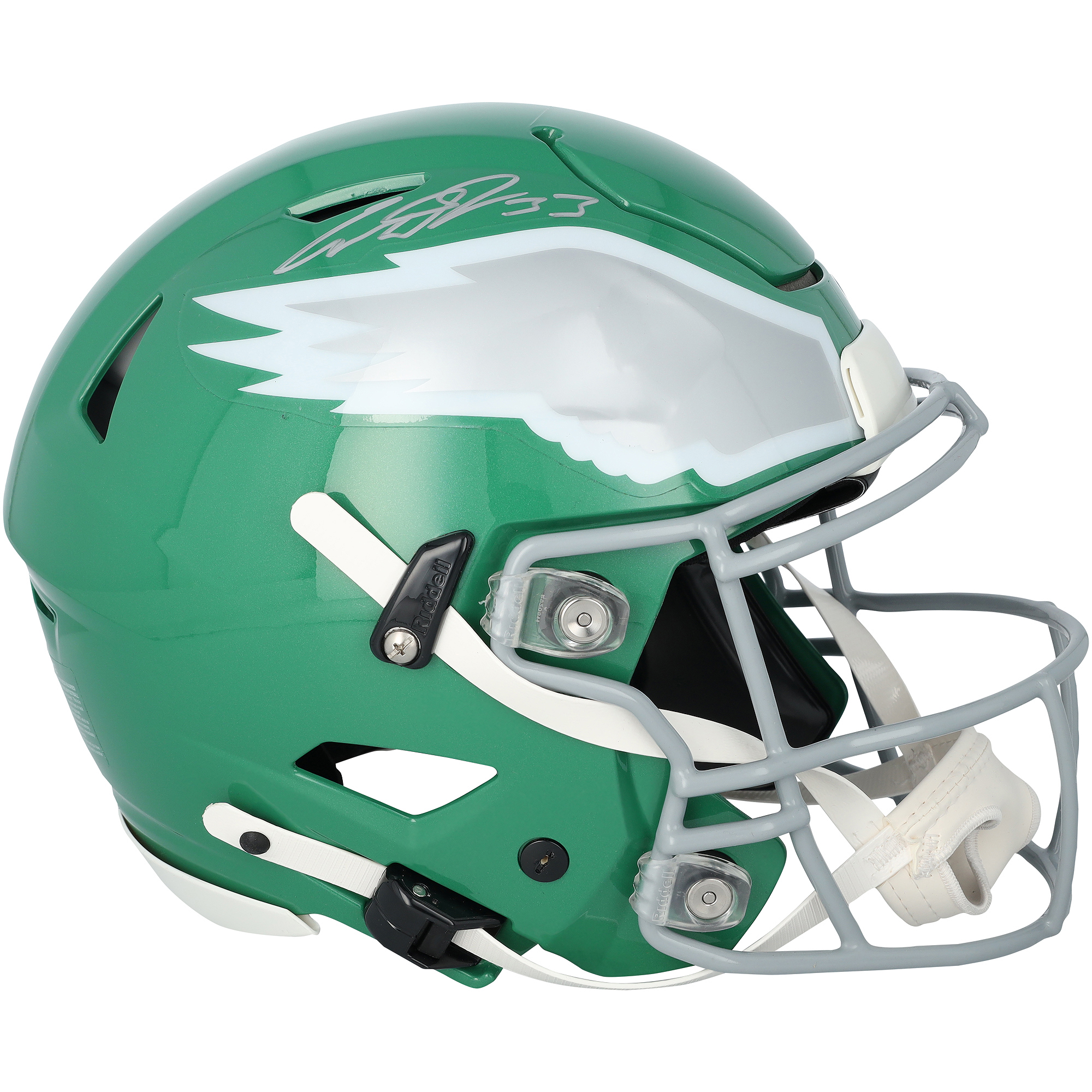 Cooper DeJean Philadelphia Eagles Autographed Kelly Green Alternate Riddell Speed Flex Authentic Helmet
