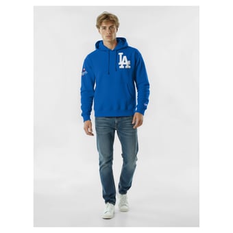Men's Champion  Royal Los Angeles Dodgers Reverse Weave Chenille Hoodie