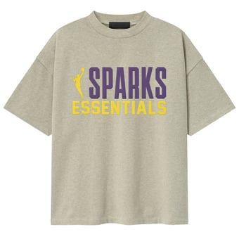 Unisex Fear of God x WNBA Heather Gray Los Angeles Sparks 90s T-Shirt