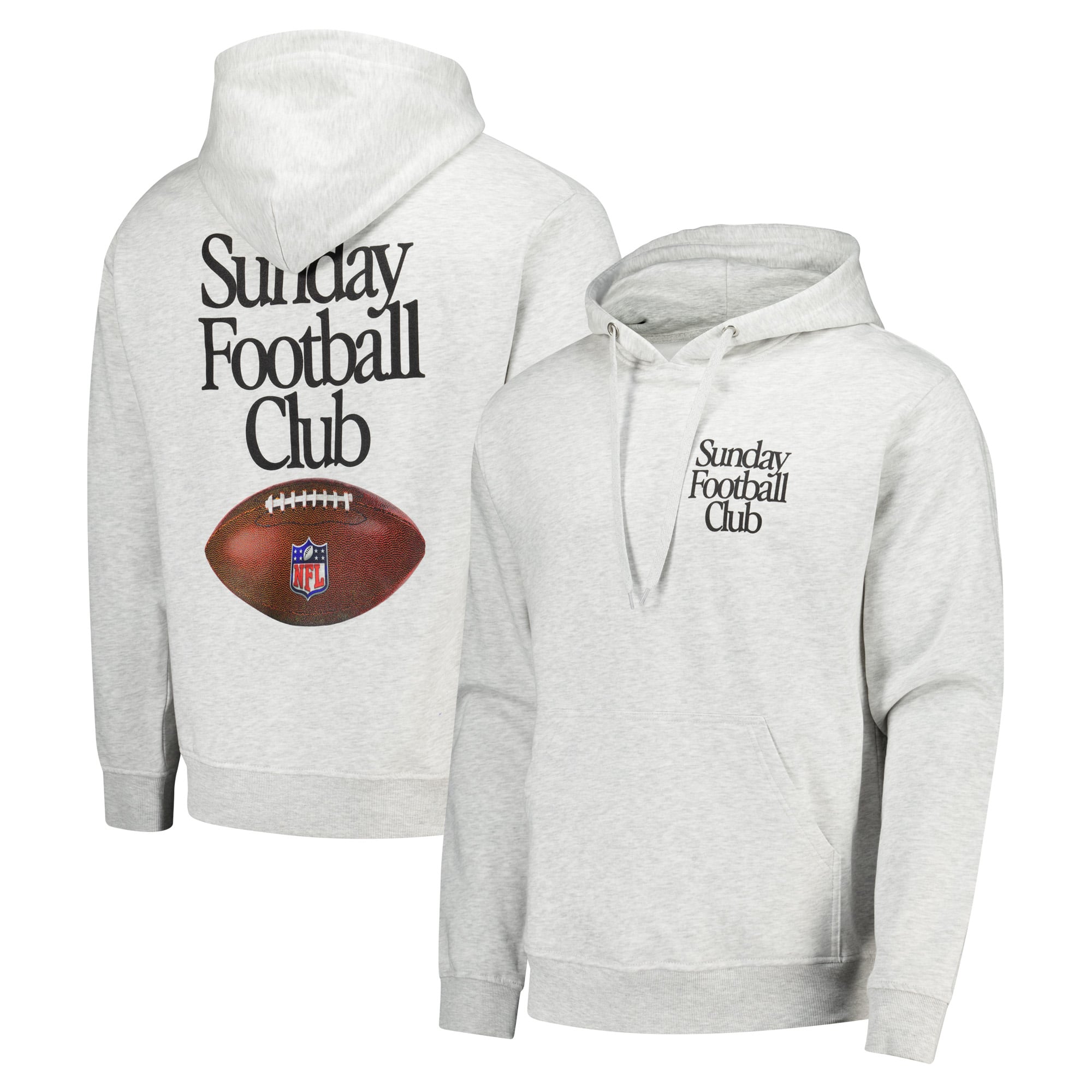 Sudadera gris con capucha NFL Peace Collective Sunday Football Club - Unisex