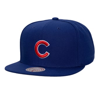 Unisex Mitchell & Ness  Royal Chicago Cubs Side Logo Snapback Hat