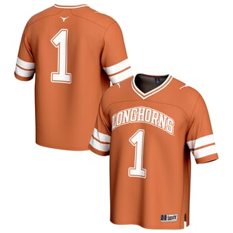 Unisex GameDay Greats  Texas Orange #1 Texas Longhorns Football Fashion Jersey