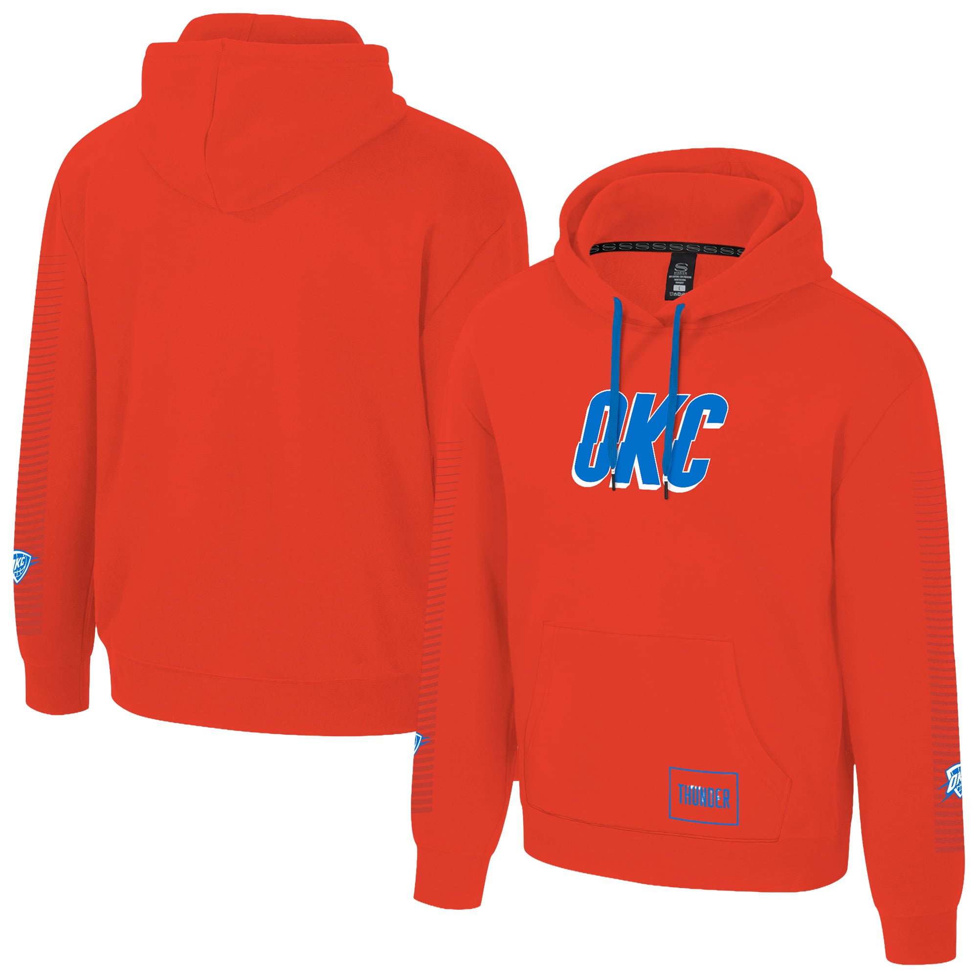 Unisex Stadium Essentials Orange Oklahoma City Thunder NBA Legends City Star Fleece Hoodie