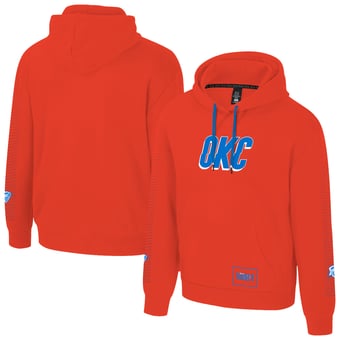 Unisex Stadium Essentials  Orange Oklahoma City Thunder NBA Legends City Star Fleece Hoodie