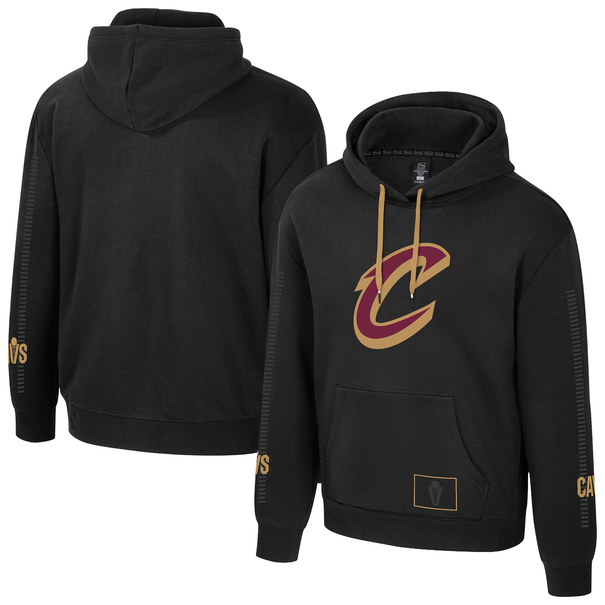 Unisex Stadium Essentials  Black Cleveland Cavaliers NBA Legends City Star Fleece Hoodie