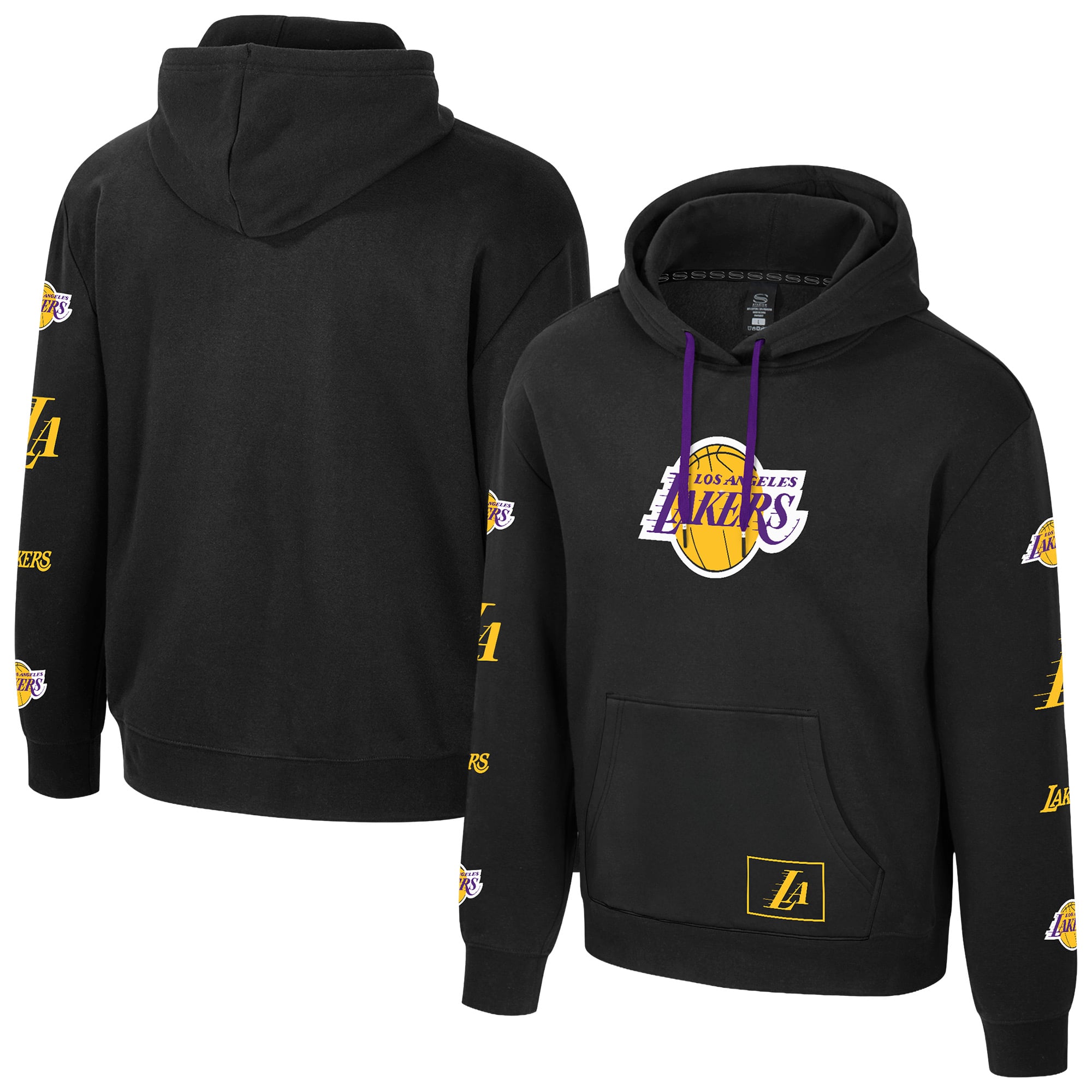 Unisex Stadium Essentials  Black Los Angeles Lakers NBA Legends City Star Fleece Hoodie
