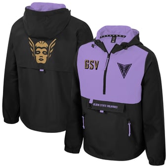 Unisex Stadium Essentials  Eclipse Black/Violet Golden State Valkyries Legends Challenger Quarter-Zip Jacket