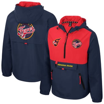 Unisex Stadium Essentials  Navy/Red Indiana Fever Legends Challenger Quarter-Zip Jacket