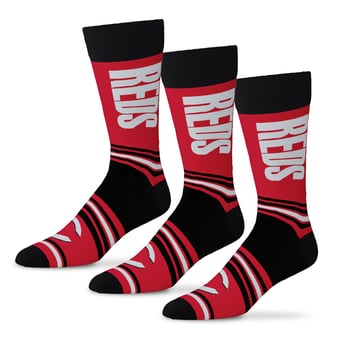 Unisex Starter  Red Cincinnati Reds Rally Cry 3-Pack Socks Set
