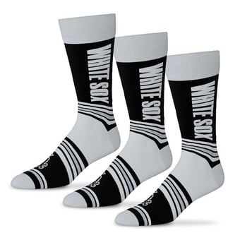 Unisex Starter  Black Chicago White Sox Rally Cry 3-Pack Socks Set