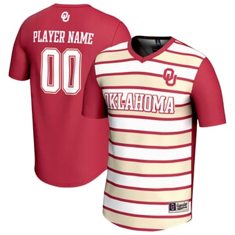 Unisex GameDay Greats  Crimson/Cream Oklahoma Sooners NIL Pick-A-Player Collegiate Women's Soccer Lightweight Fashion Jersey