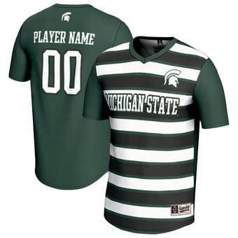 Youth GameDay Greats  Green/Black Michigan State Spartans NIL Pick-A-Player Collegiate Women's Soccer Lightweight Fashion Jersey