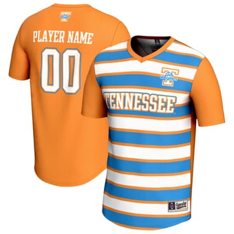 Youth GameDay Greats  Tennessee Orange/Light Blue Tennessee Volunteers NIL Pick-A-Player Collegiate Women's Soccer Lightweight Fashion Jersey