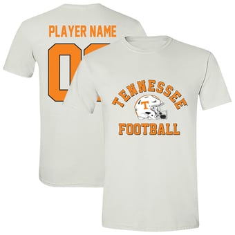 Unisex Athlete's Thread  White Tennessee Volunteers NIL Pick-A-Player Collegiate Football Helmet T-Shirt