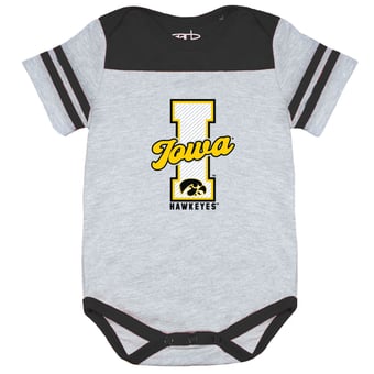 Infant Garb Black Iowa Hawkeyes Thomas Bodysuit