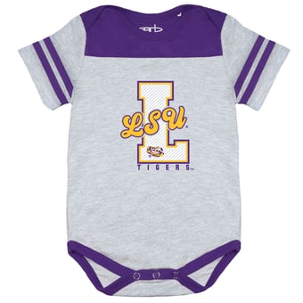 Infant Garb Purple LSU Tigers Thomas Bodysuit