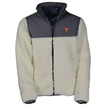 Youth Garb Charcoal Texas Longhorns Teddy Sherpa Jacket