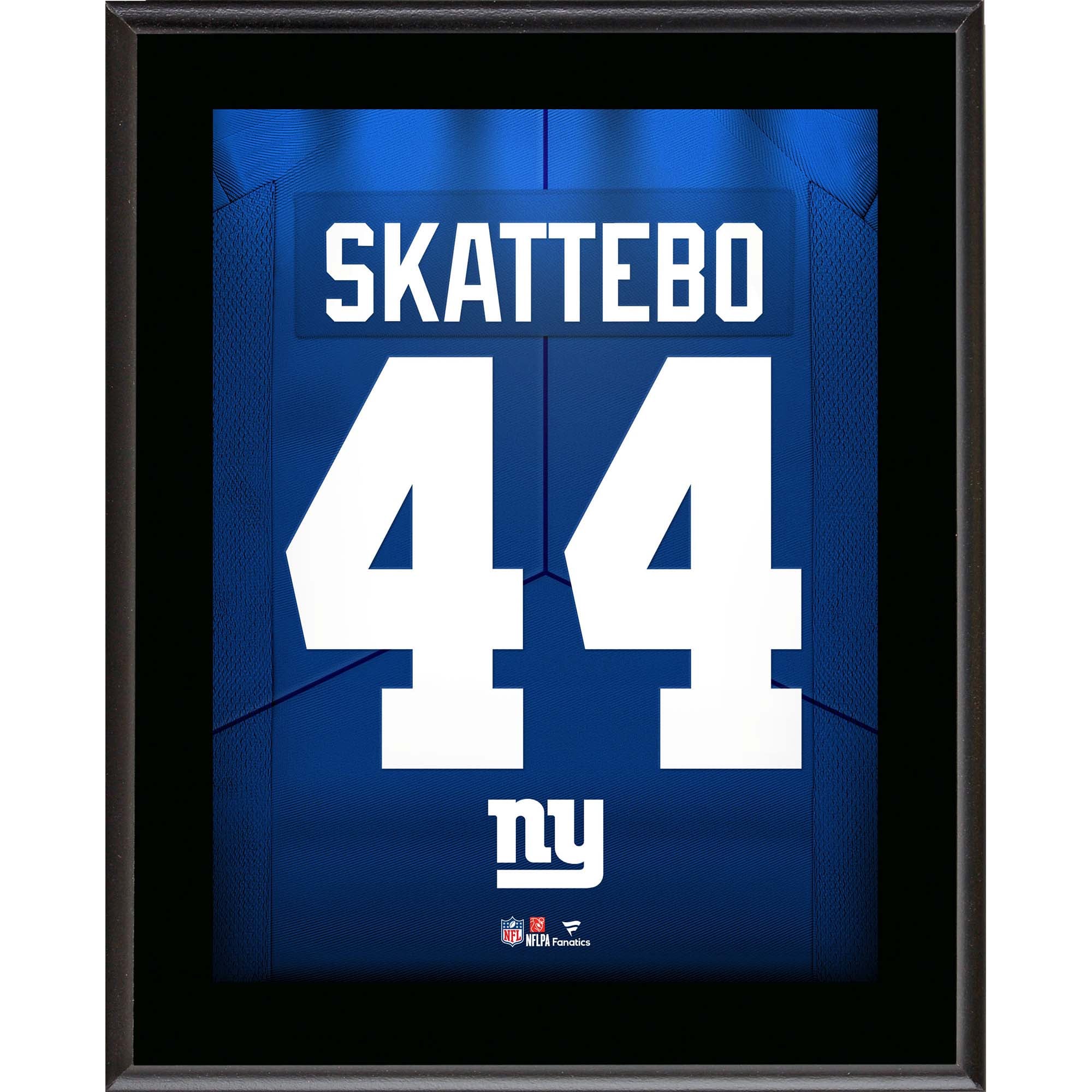 Cam Skattebo New York Giants 10.5″ x 13″ Jersey Number Sublimated Player Plaque Cam Skattebo New York Giants 10.5″ x 13″ Jersey Number Sublimated Player Plaque