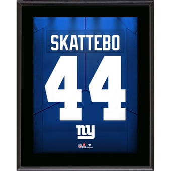 "Cam Skattebo New York Giants 10.5"" x 13"" Jersey Number Sublimated Player Plaque"