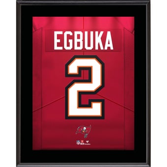 Emeka Egbuka Tampa Bay Buccaneers 10.5" x 13" Jersey Number Sublimated Player Plaque