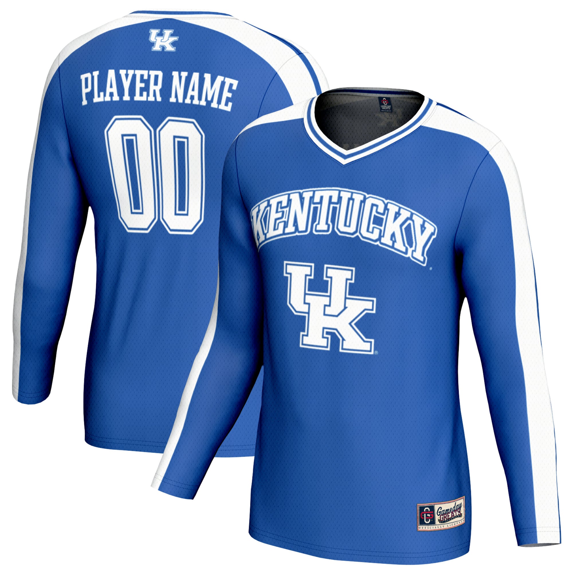 Unisex GameDay Greats  Royal Kentucky Wildcats NIL Pick-A-Player Lightweight Collegiate Volleyball Fashion Jersey