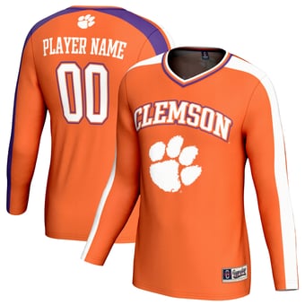 Unisex GameDay Greats  Orange Clemson Tigers NIL Pick-A-Player Lightweight Collegiate Volleyball Fashion Jersey