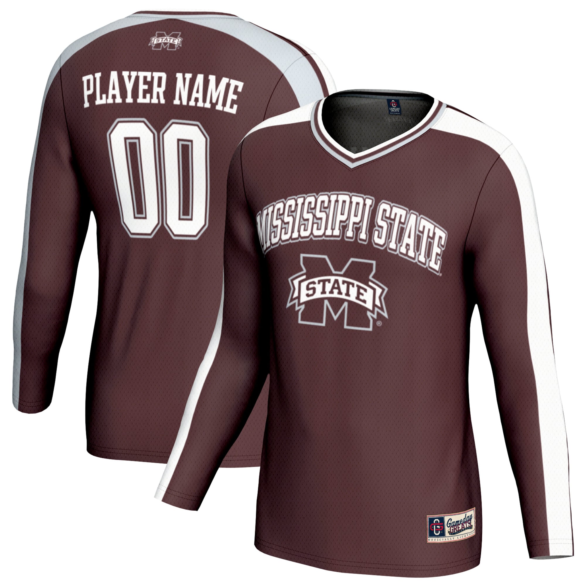 Unisex GameDay Greats  Maroon Mississippi State Bulldogs NIL Pick-A-Player Lightweight Collegiate Volleyball Fashion Jersey