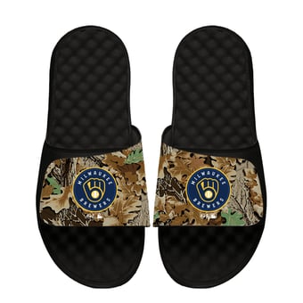 Unisex ISlide  Milwaukee Brewers RealTree Slide Sandals