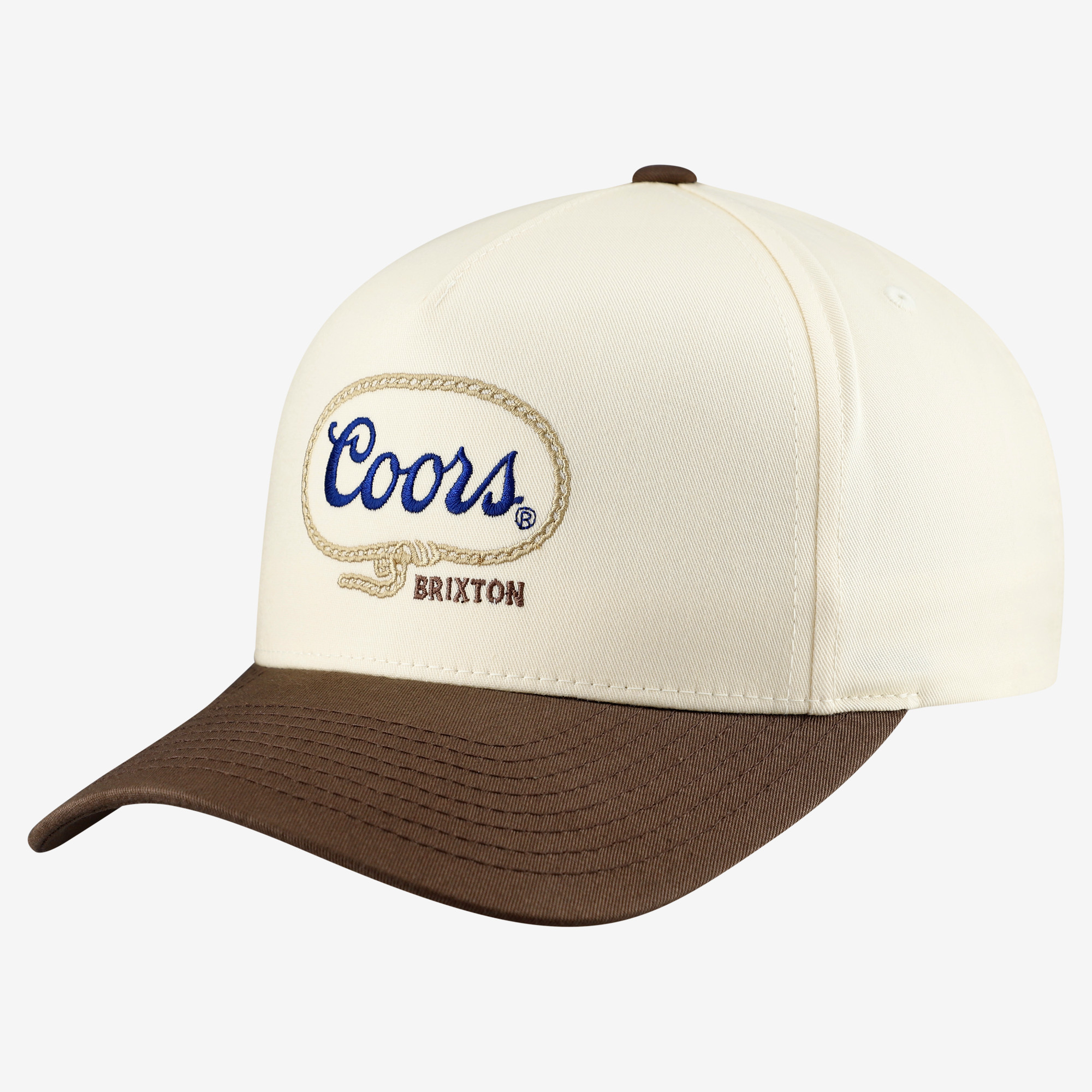 Unisex Brixton  Cream Coors Patch Adjustable Hat