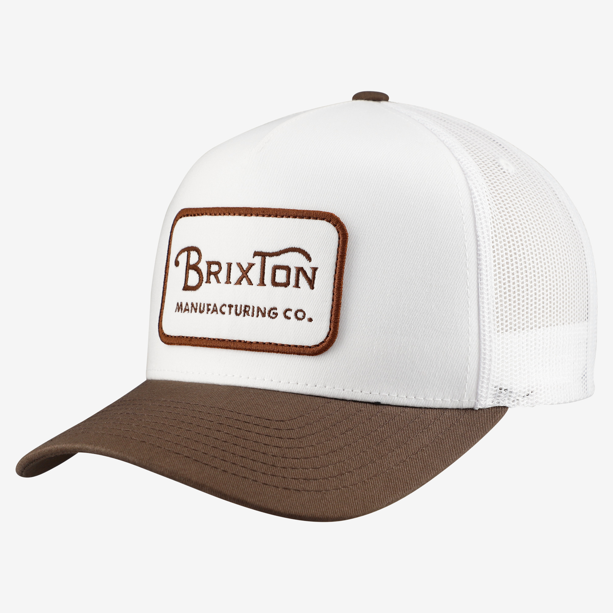 Unisex Brixton  White Grade Trucker Adjustable Hat