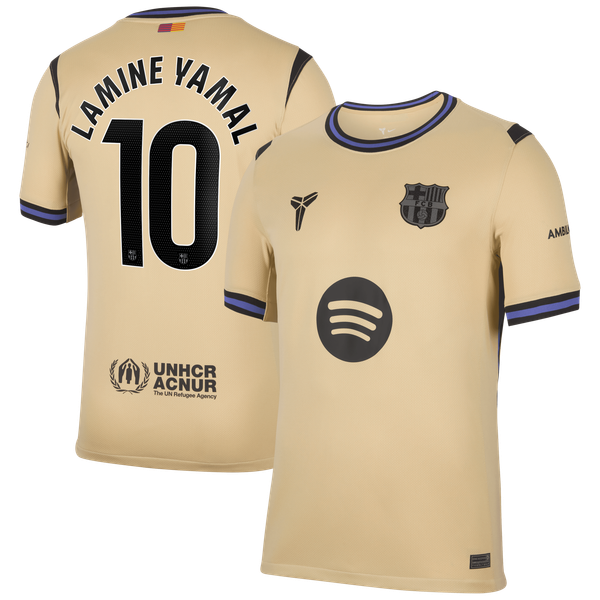 Maillot Barcelona Extérieur Nike Stadium 2025-26 avec flocage Lamine Yamal 10