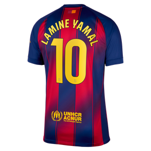 Maillot Barcelona Domicile Nike Stadium - 2025-26 avec flocage Lamine Yamal 10, vue 4