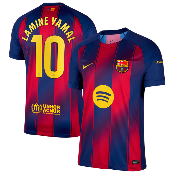 Maillot Barcelona Domicile Nike Stadium - 2025-26 avec flocage Lamine Yamal 10