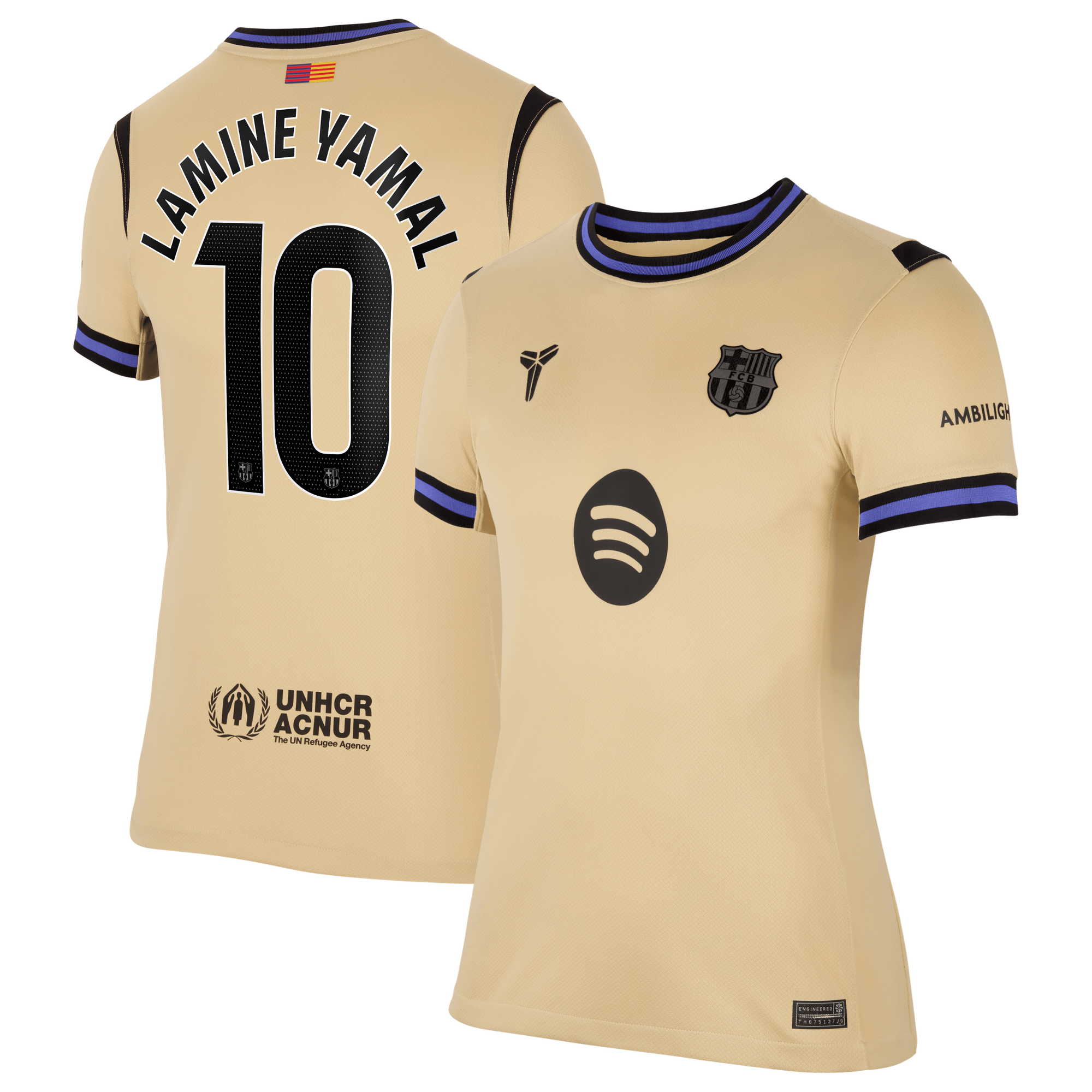 Maillot Barcelona Extérieur Nike Stadium 2025-26 - Femme avec flocage Lamine Yamal 10