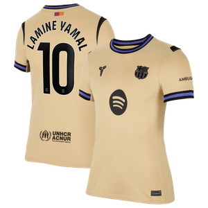 Maillot Barcelona Extérieur Nike Stadium 2025-26 - Femme avec flocage Lamine Yamal 10, vue 1