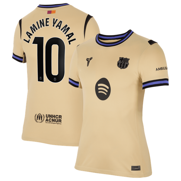 Maillot Barcelona Extérieur Nike Stadium 2025-26 - Femme avec flocage Lamine Yamal 10