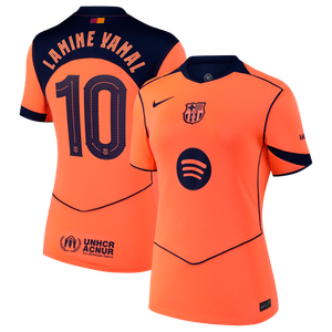 Maillot Barcelona Troisiéme Nike Stadium 2025-26 - Femme avec flocage de la Coupe Lamine Yamal 10, vue 1