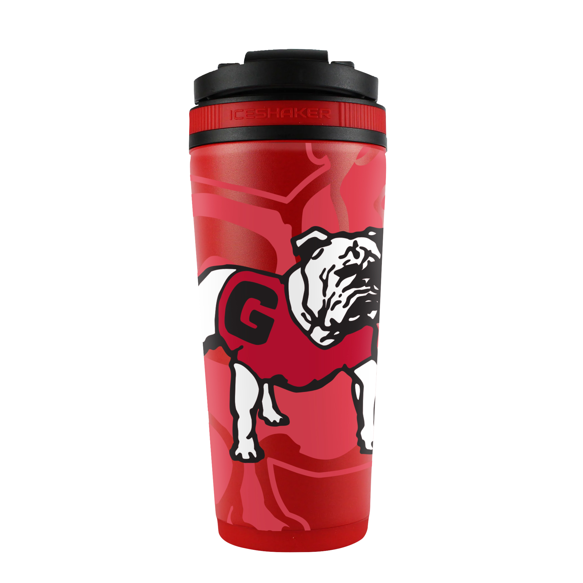WinCraft Georgia Bulldogs 26oz. 4D Stainless Steel Shaker Bottle