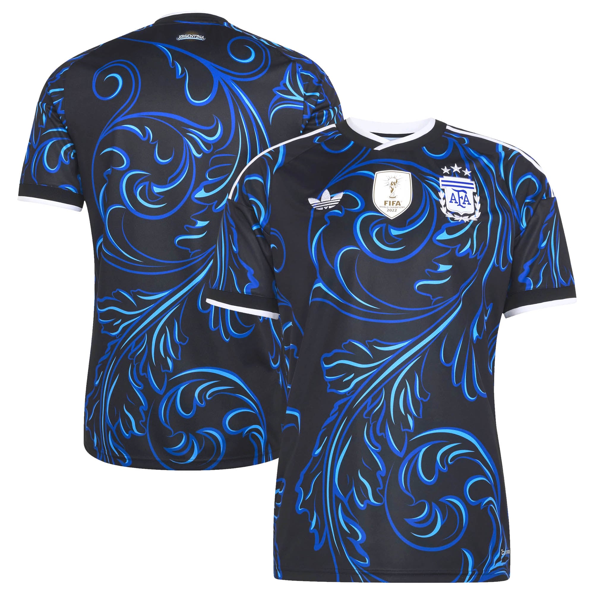 Men's adidas Black Argentina National Team 2026 Away Replica Jersey